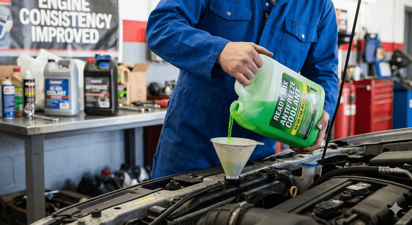 Ready Mix Antifreeze Coolant: How Pre-Diluted Coolant Improves Consistency in Automotive Engines