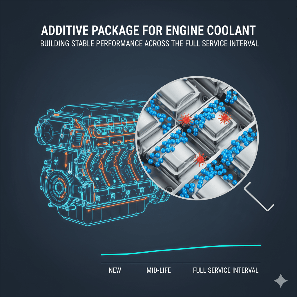 Additive Package for Engine Coolant: Building Stable Performance Across the Full Service Interval