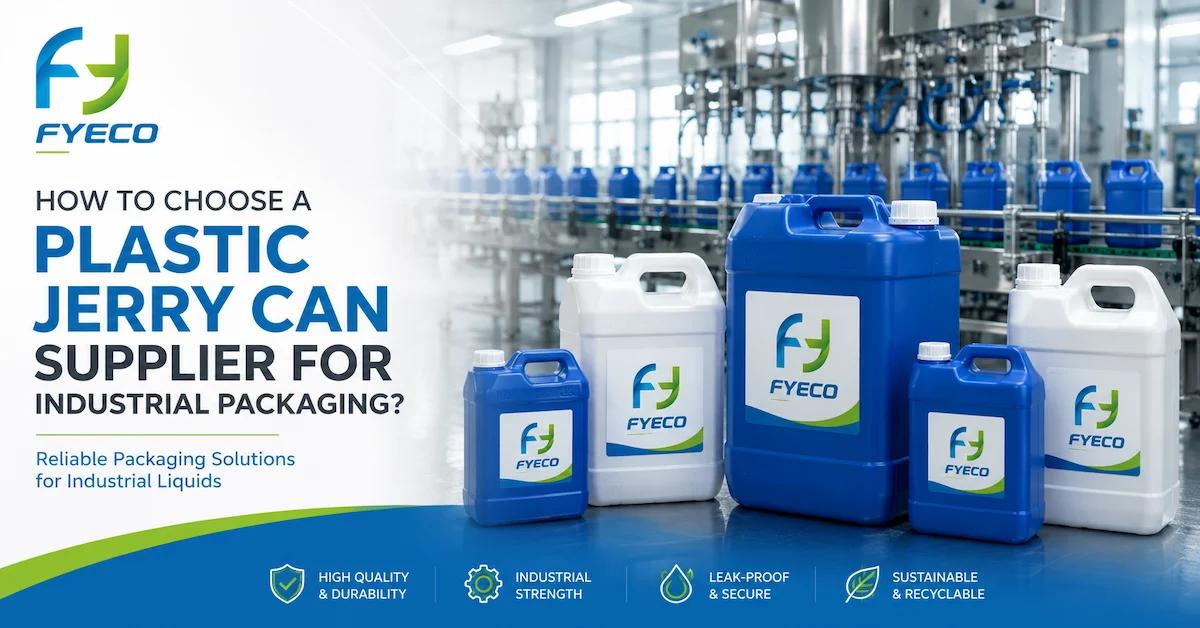 How to Choose a Plastic Jerry Can Supplier for Industrial Packaging?