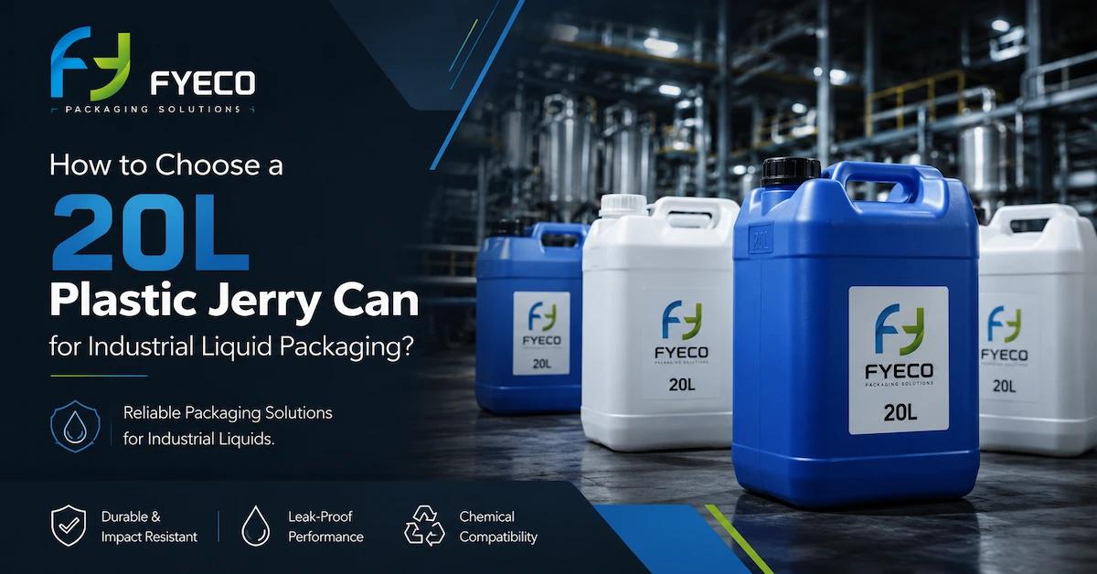 How to Choose a 20L Plastic Jerry Can for Industrial Liquid Packaging?
