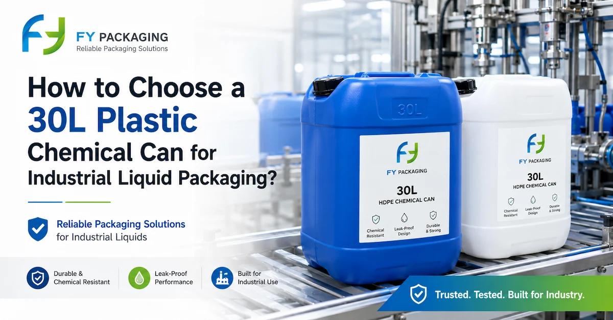 How to Choose a 30L Plastic Chemical Can for Industrial Liquid Packaging?