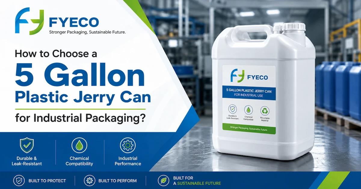 How to Choose a 5 Gallon Plastic Jerry Can for Industrial Packaging?