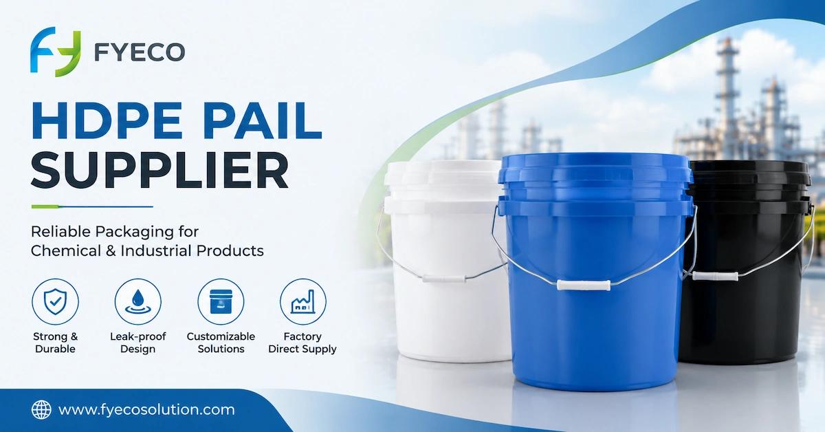 How to Choose an HDPE Pail Supplier for Industrial Packaging?