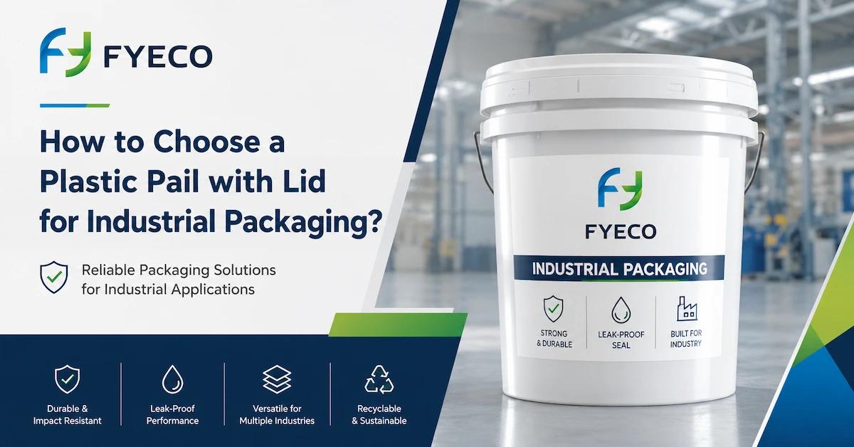 How to Choose a Plastic Pail with Lid for Industrial Packaging?